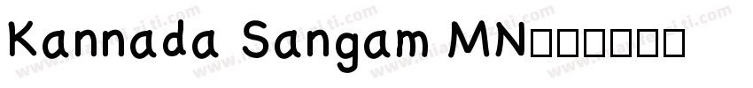 Kannada Sangam MN字体转换
